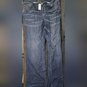 Lane Bryant Women's Boot Cut Jeans - Dark Blue